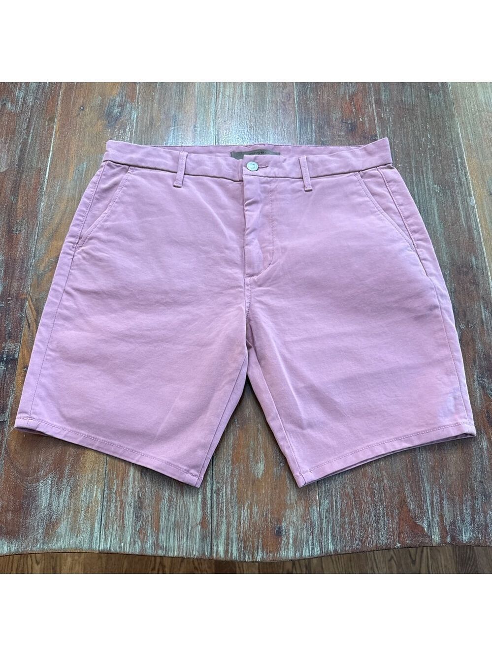 Joe's Jeans The Brixton Slim Fit Chino Shorts - Faded Rose Pink - Size 33